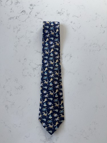 Vintage hermès navy - vintage,