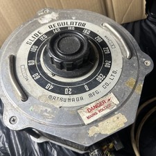 Matsunaga Slide Regulator  Variac Transformer No. 1071 Autotransformer