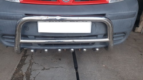 Polished chrome bull bar - polished,