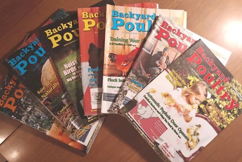 Backyard poultry magazine lot - magazine,