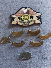 Lot of Harley Davidson owners pin badge patch HOG biker motorcycle