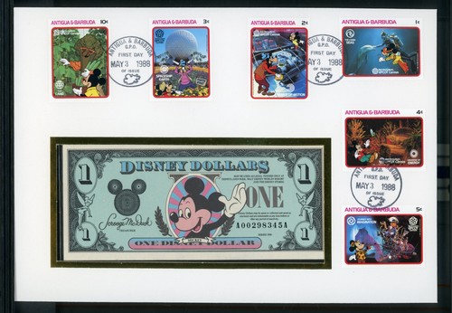 Disney dollar mickey - mickey, fdc