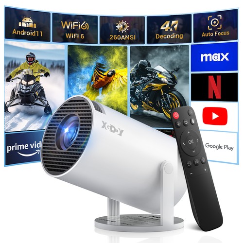 Xgody projector 12000 lumen - projector,