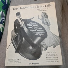 1935 Top Hat Sheet Music Fred Astaire Ginger Rogers