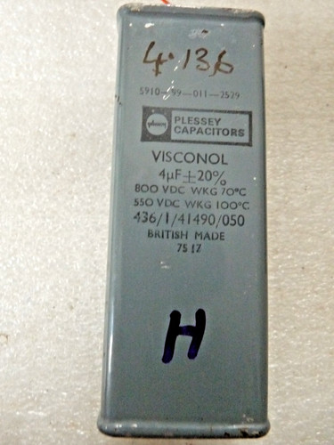 Plessey 4µf 4uf 4mfd 20 - plessey, 20%