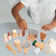 Wooden Makeup Toy Set Dresser