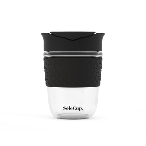 Solecup glass hot drink travel - glass,