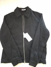 Zara men's Black Zip up Linen