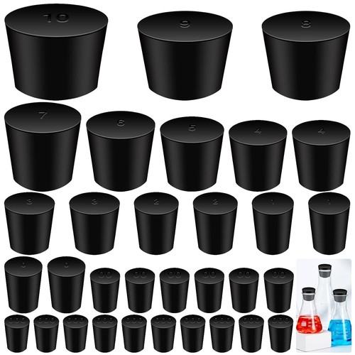Solid rubber stopper pcs - rubber,