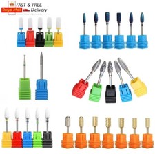 3/32'' Ceramic Carbide Nail Art Electric Rotary File Drill Bits Head Manicure