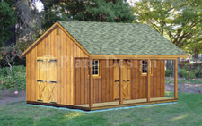20' X 20' Shed with Covered