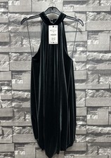 Zara Velvet Bubble Hem Mini