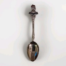 Silver Plated Vintage Collectable Teaspoon. Coronation 1953 Detail. 12cm