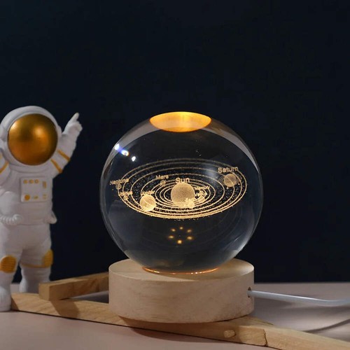 Crystal ball led light - crystal,
