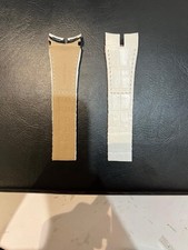 Roger Dubuis  White  Excalibur  45 Alligator Watch Strap - DB3A3310