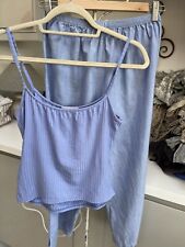 Pale Blue Sleepware Pajamas Women Size 12