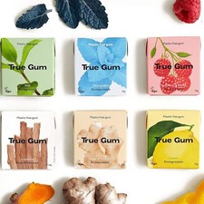 True Gum Plastic Free Chewing Gum - 21g (Pack of 3) Choose your flavours