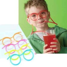 Drinking Straw Glasses~Drink through Straws Novelty Specs~Stocking Filler~NEW