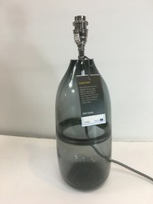 Black Smoke Glass Table Lamp Base Contemporary John Lewis Semper