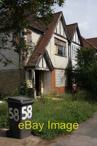 Photo 6x4 abandoned house - photo,