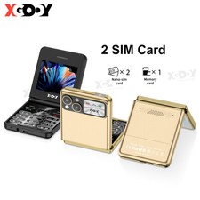2025 New Flip Smartphone GSM 2 SIM Card Mobile Phone Foldable Small Display Mini