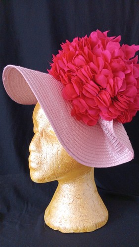 Fuscia pink dusky straw - pink/dusky,