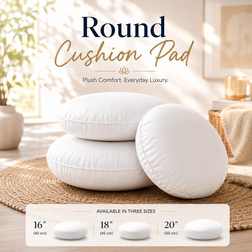 Round cushion pads - round, circle
