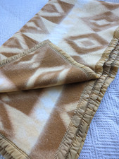 Vintage Blanket Cream Brown