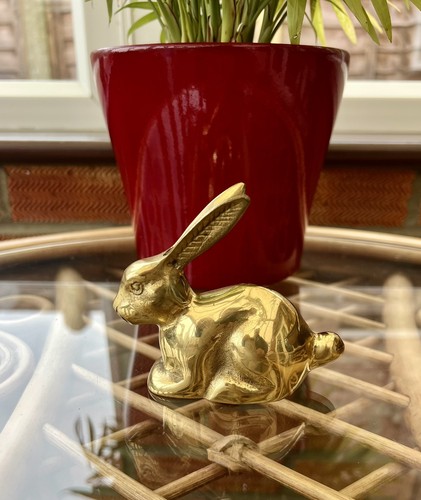 Lovely brass bunny - lovely,