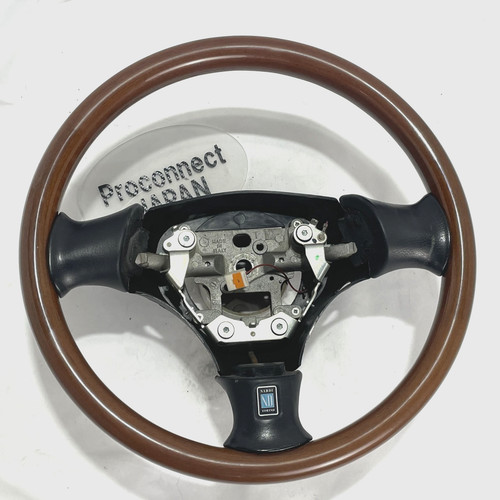 Nardi wood leather steering - wood,