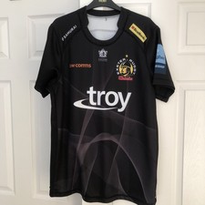 Men’s Black Samurai Exeter Chiefs 2022 / 23 Home Rugby Top XL