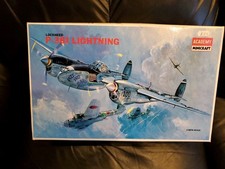 Academy 1/48th scale Lockheed P-38J Lightning "Putt Putt Maru" model kit.