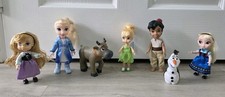 ANIMATOR MINI DOLL BUNDLE frozen ANNA aladdin TINKERBELL olaf SVEN aurora DISNEY