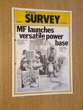 PRE USED MASSEY - FERGUSON MF INDUSTRIAL No 1 ISSUE 1984 SUPERB ORIGINAL BROCHUR