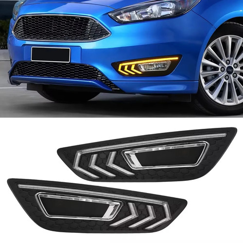Car led daytime running - running, lights