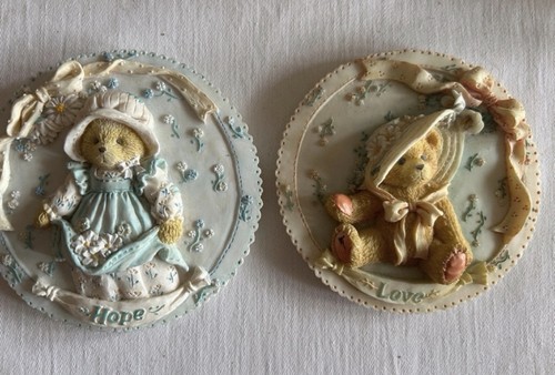 Cherished teddies plate bundle - cherished,