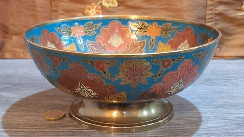 Vintage indian champlevé - indian,