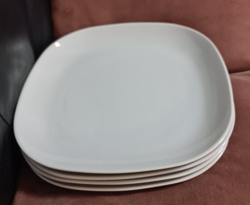 Ikea white square dinner - 4,