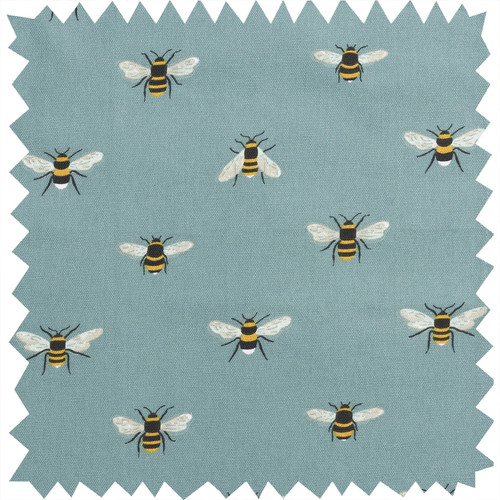 Sophie allport bees teal - bees,