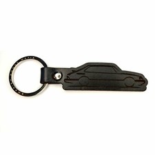 Saab 900 Leather Key Ring