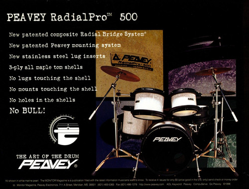 Vtg 90s peavey - radial, pro