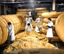 Scene in a Dinghy Factory 1942