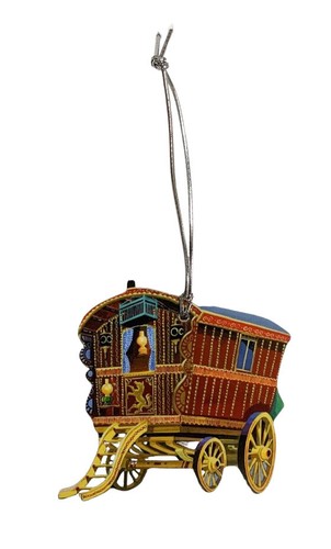 Gypsy caravan christmas tree - caravan,