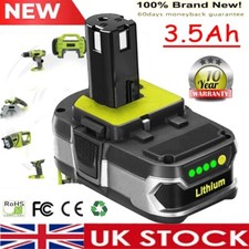 For Ryobi + 18V Battery 3.5Ah BPP-1817M 1815 P108 RB18l13 RB18l50 P107 Tools UK