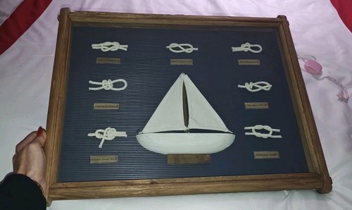 Vintage framed nautical - vintage,