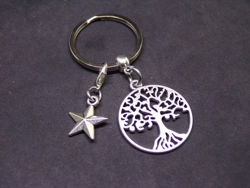 Tree life keyring wishing - of, &
