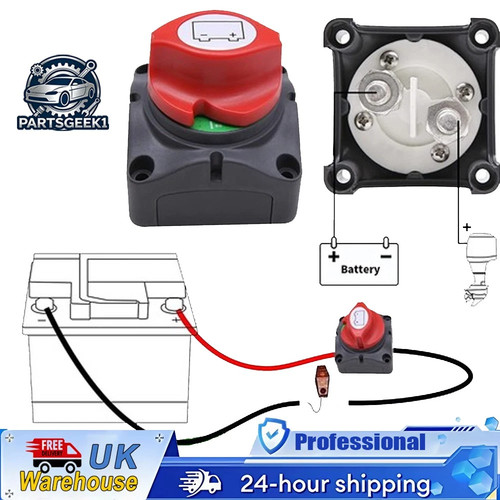 Battery switch isolator - battery, cut