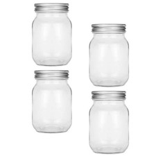 4pcs Glass Sealed Mason Jars