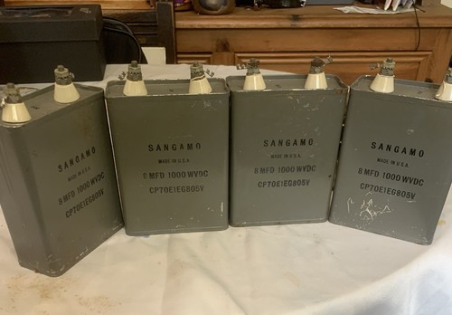 Sangamo oil capacitors job - sangamo,