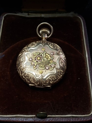 Gold pocket watch - 14, kt